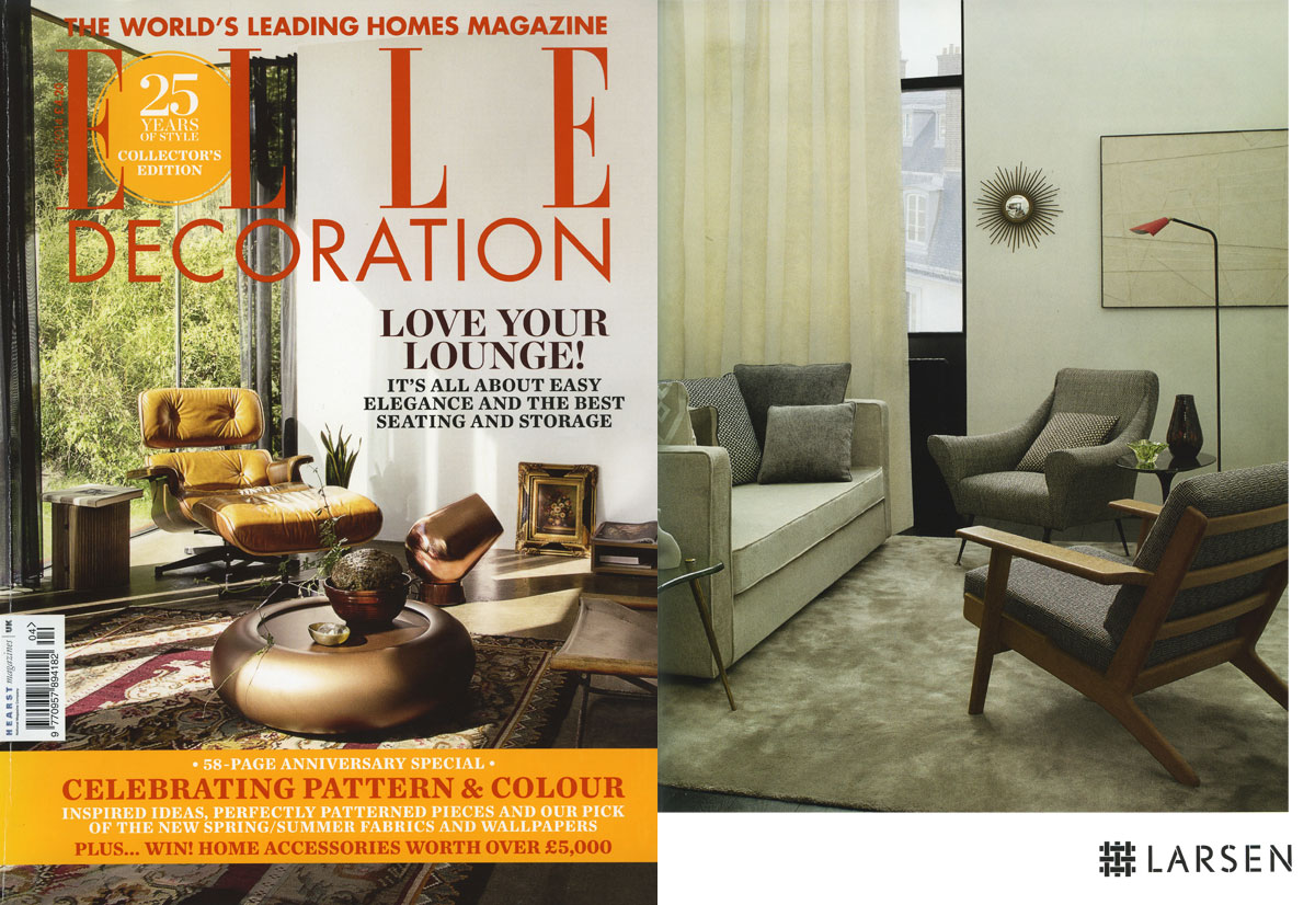 John Goodison artwork featured in ELLE decoration